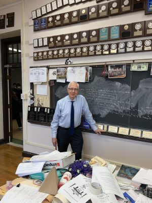 Legendary Teacher Mr. Finnell Inspires Friars and Finishes Final Semester